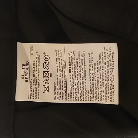 Women's wool blend trousers, fully lined - Picture 6 of 12